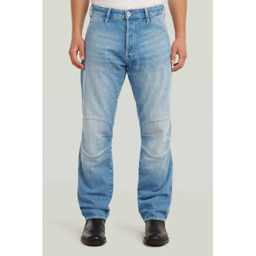G-STAR 3D Regular straight leg regular fit jeans light blue afbeelding
