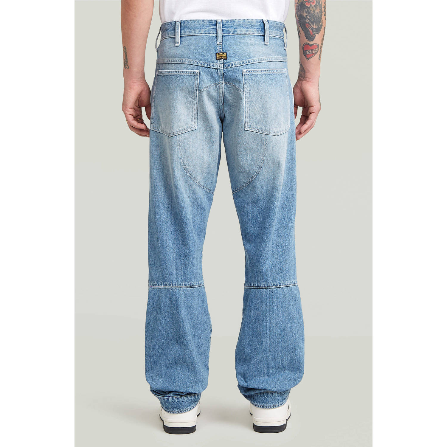 G-STAR 3D Regular straight leg regular fit jeans light blue