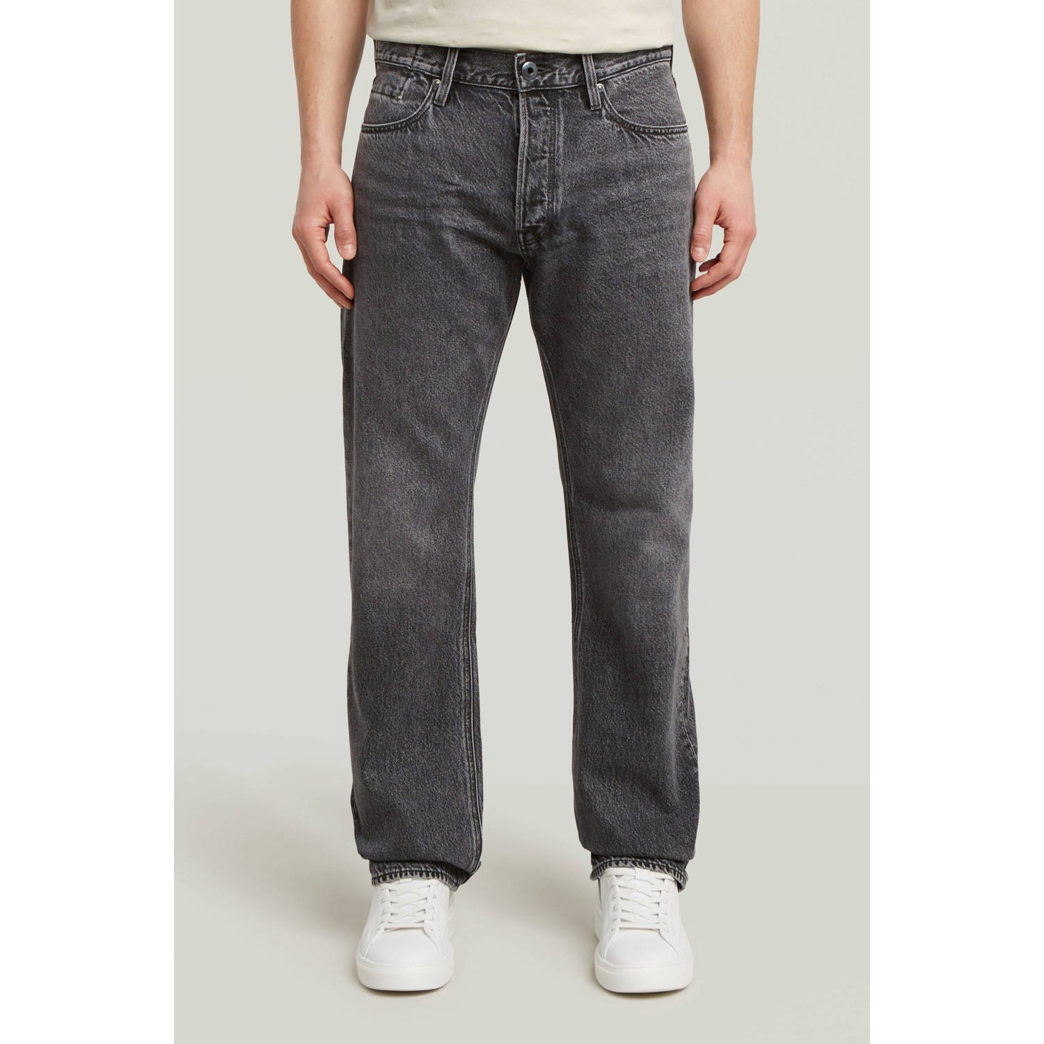 G-Star RAW Dakota Regular Straight Jeans Grijs Heren