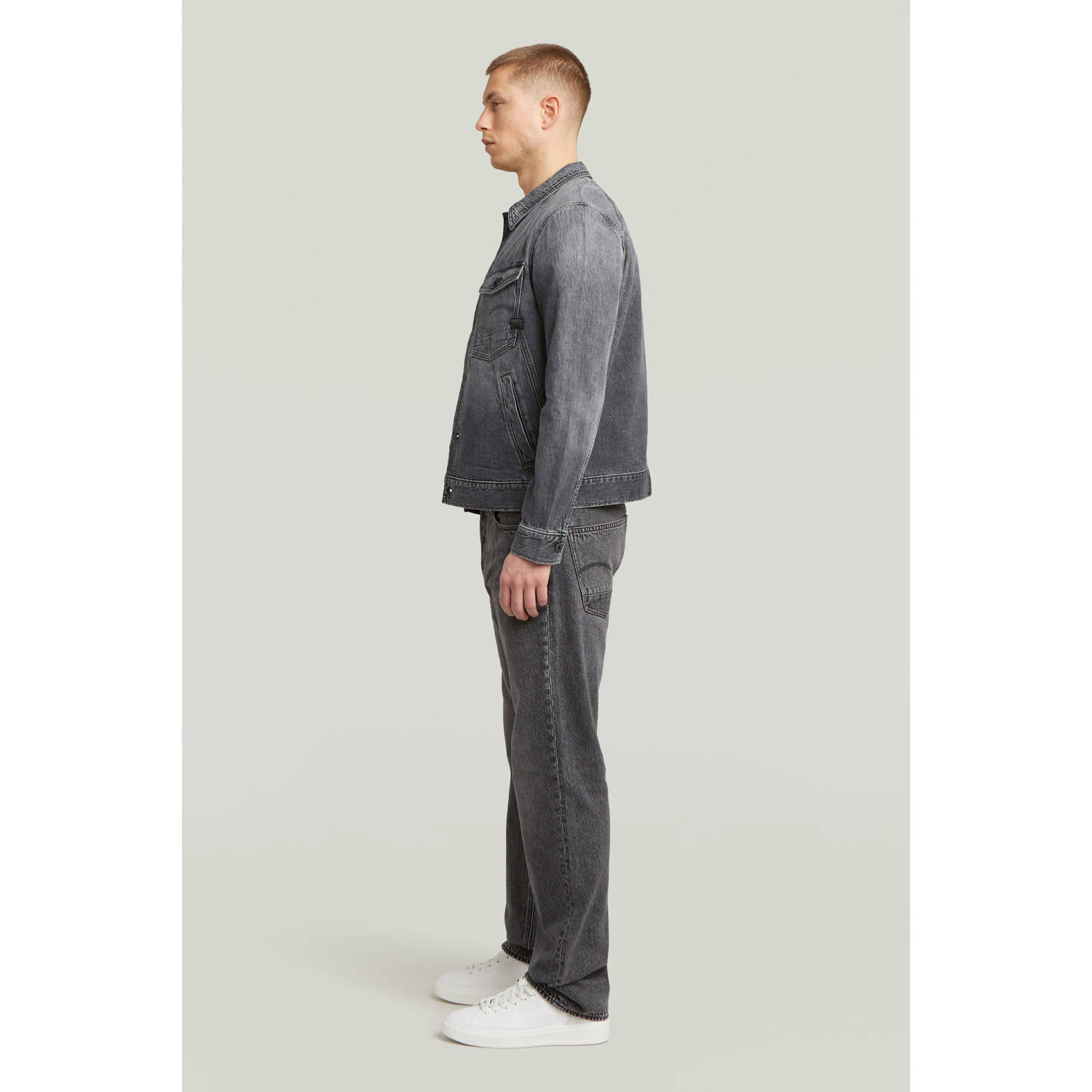 G-STAR DAKOTA Regular straight leg jeans grijs