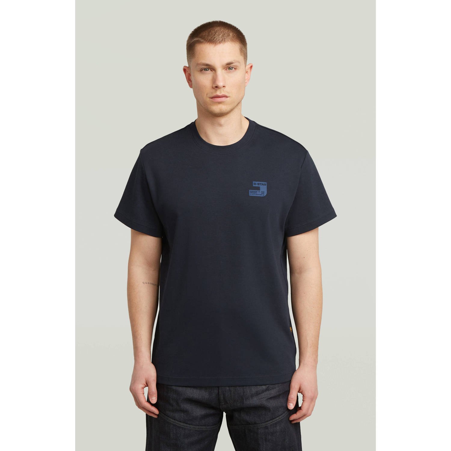 G-STAR T-shirt donkerblauw