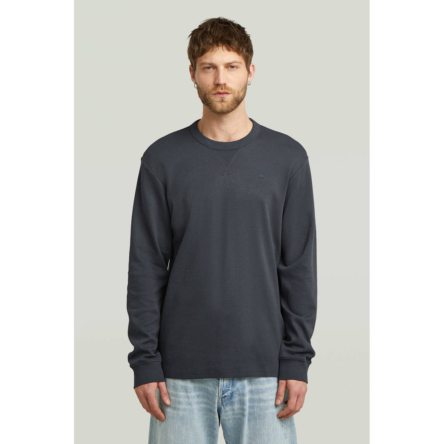 G-STAR longsleeve grijsblauw