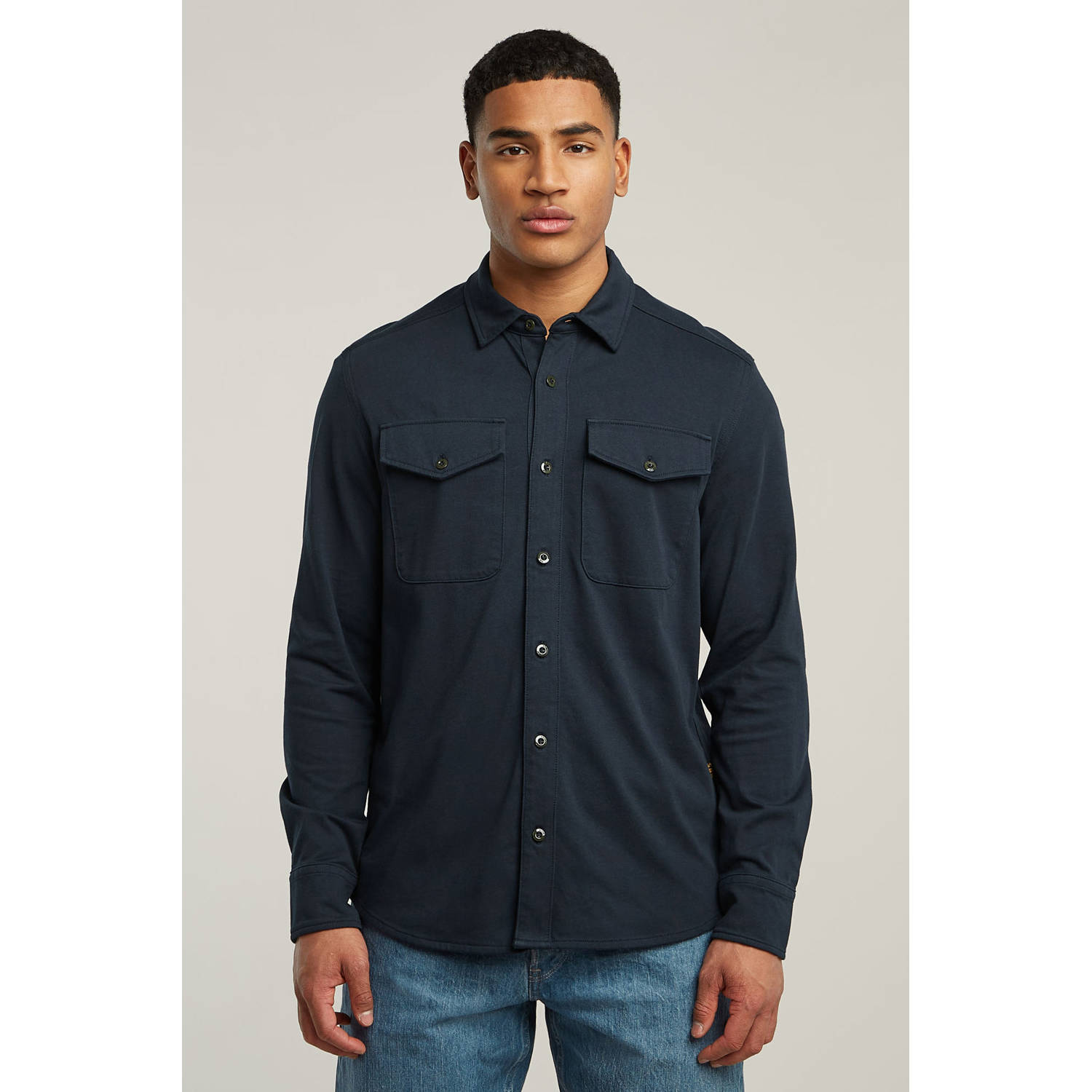 G-STAR overshirt donkerblauw