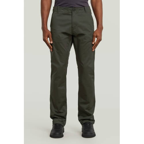 G-STAR MOSA straight chino donkergroen afbeelding