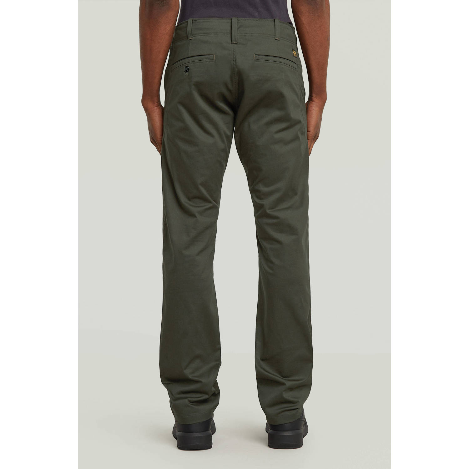 G-STAR MOSA straight chino donkergroen