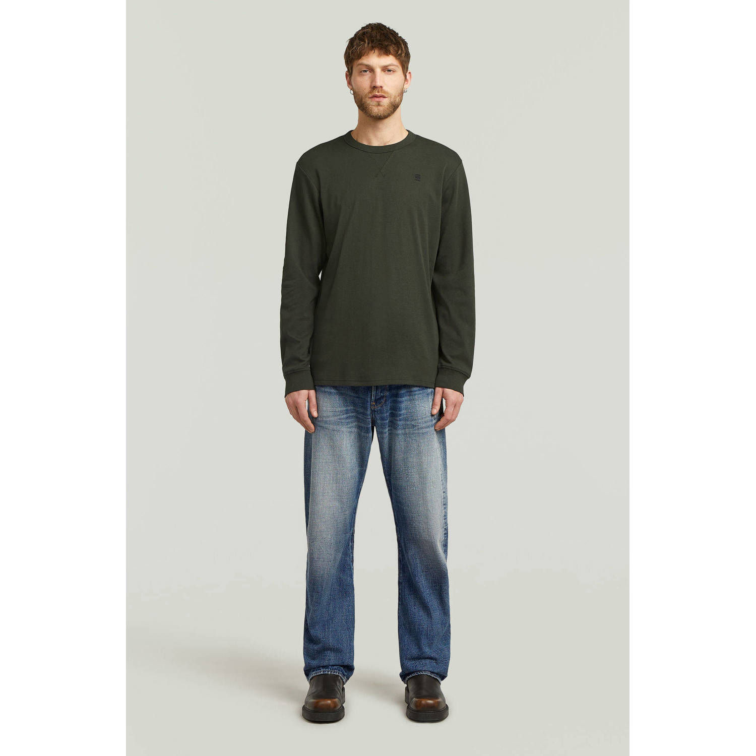 G-STAR longsleeve donkergroen