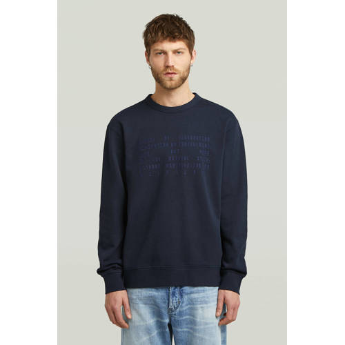 G-STAR sweater donkerblauw afbeelding
