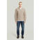 G-STAR trui met wol met ingebreid patroon beige