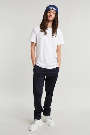 MOSA straight chino donkerblauw