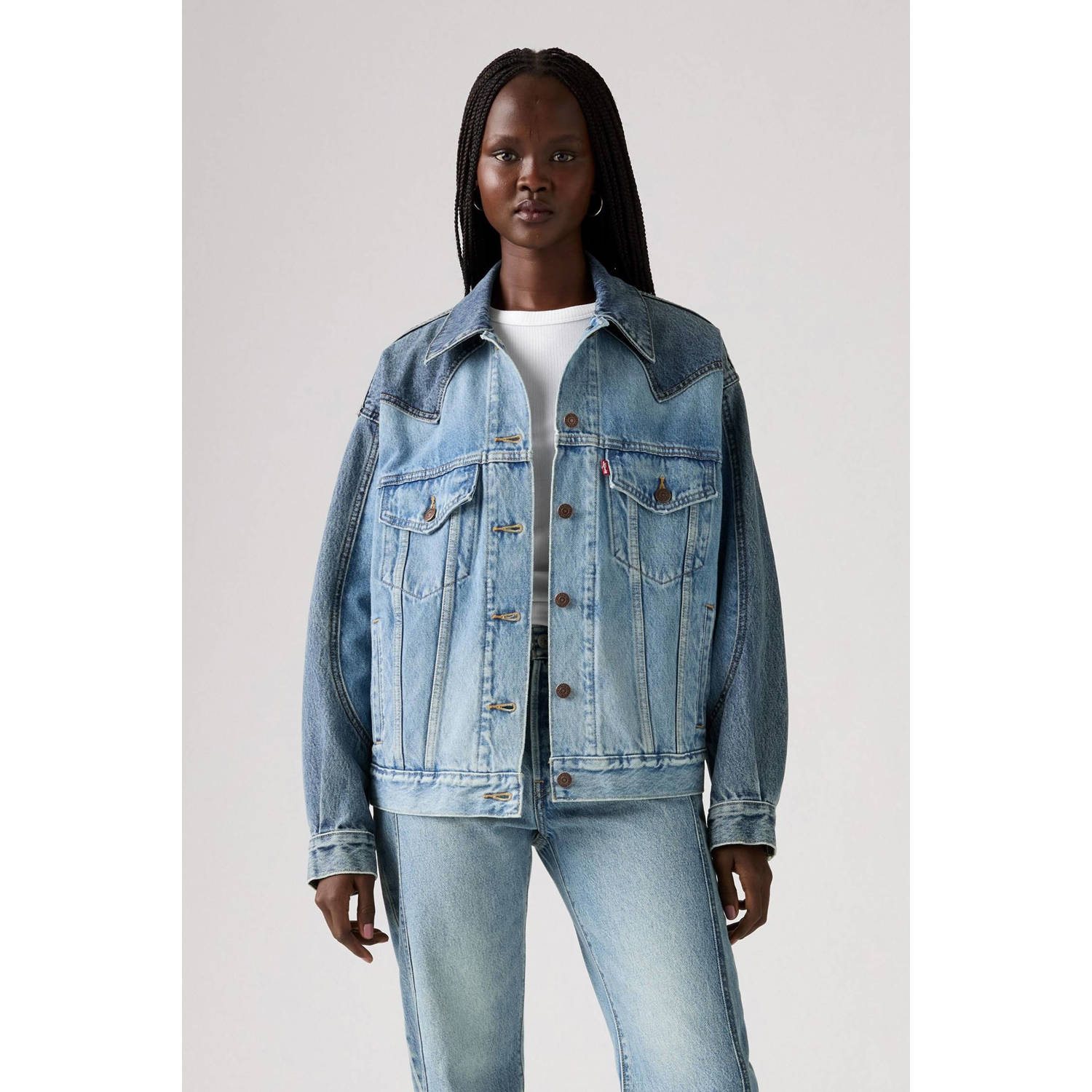 Levi's denim spijkerjas blauw