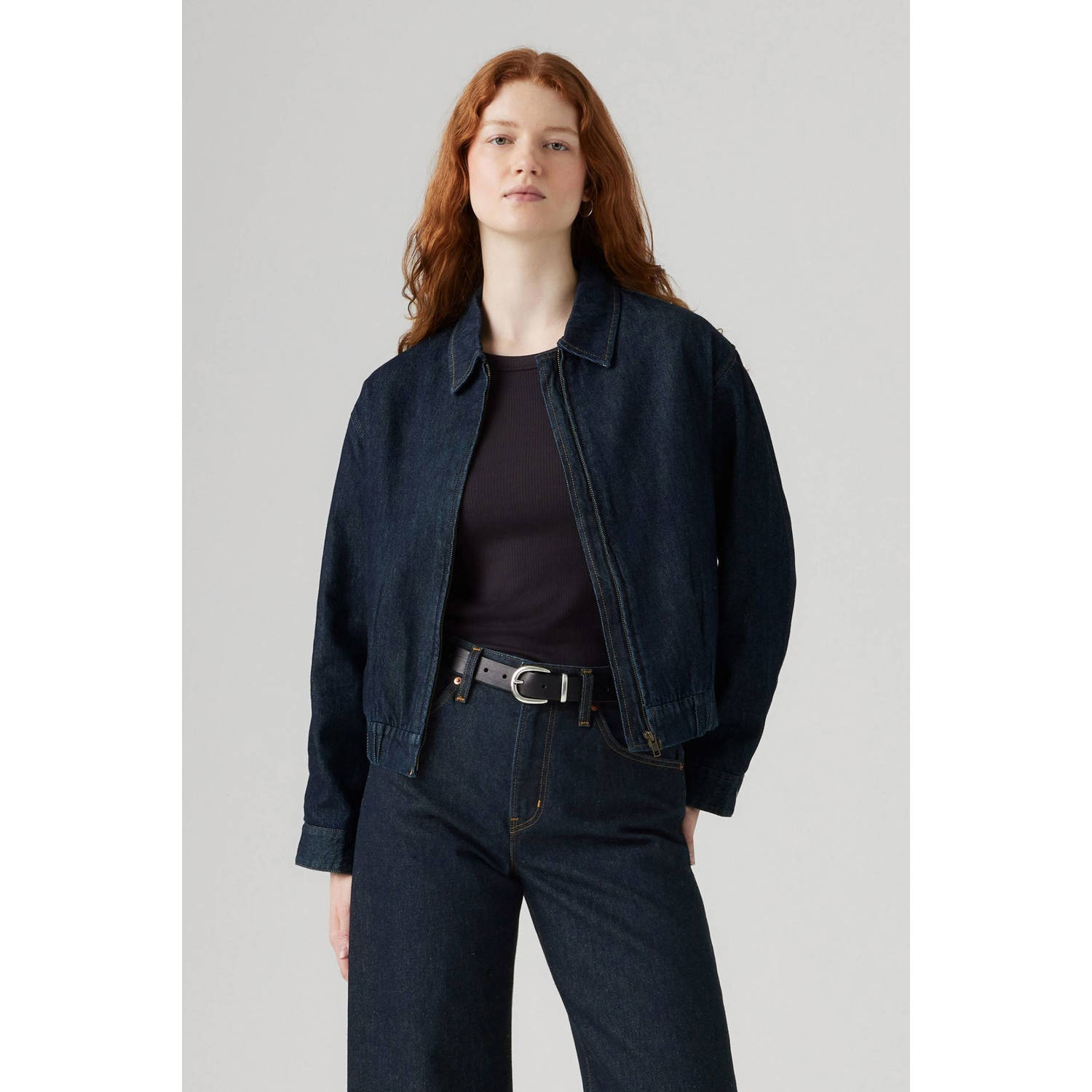 Levi's denim spijkerjas dark blue denim