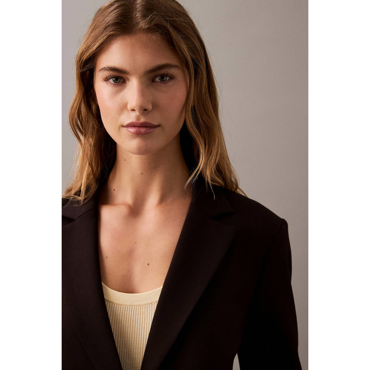 Calvin Klein regular blazer zwart