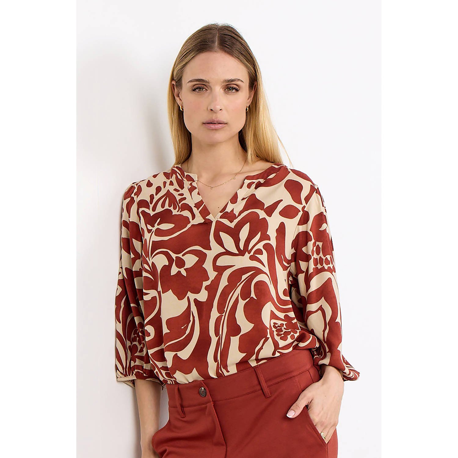 Soyaconcept top roodbruin