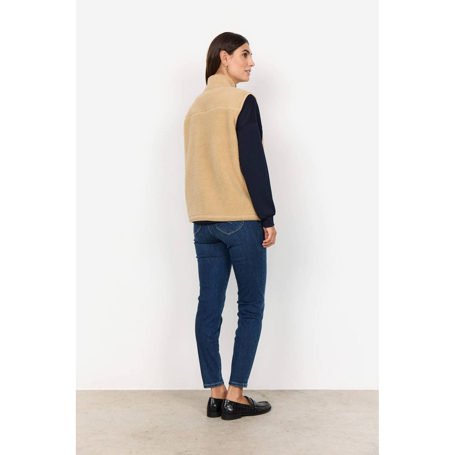 Soyaconcept teddy gilet beige