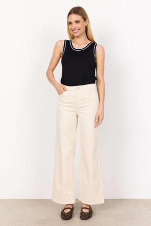 wide leg jeans crème