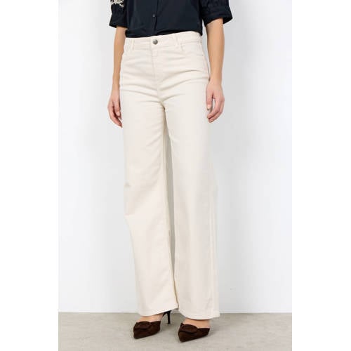 Soyaconcept wide leg jeans crème afbeelding
