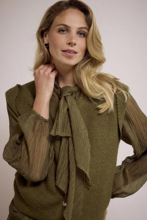 blousetop groen