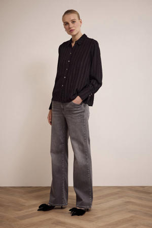 wide leg jeans grey denim