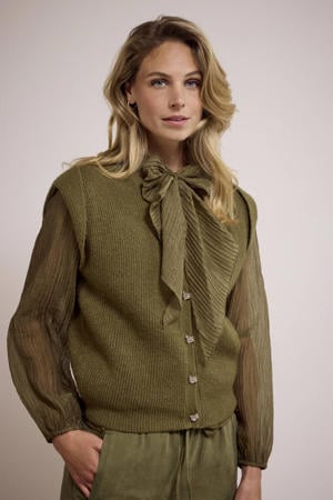 cardigan groen gebreid