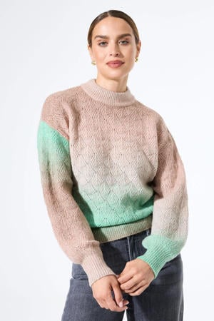 pullover met wol beige