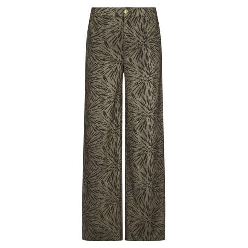 Tramontana wide leg high waist broek zwart afbeelding