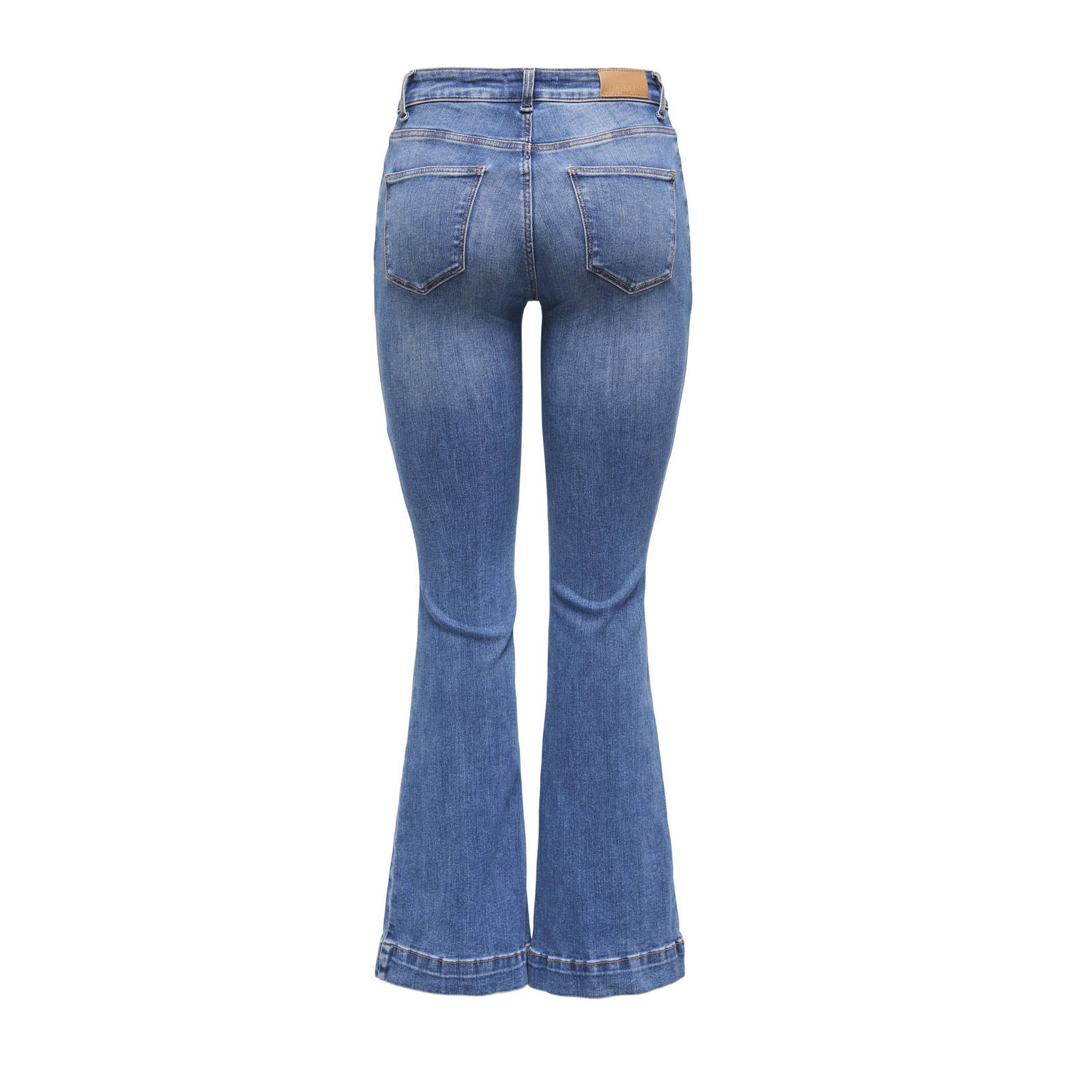 ONLY waist flared jeans light blue denim