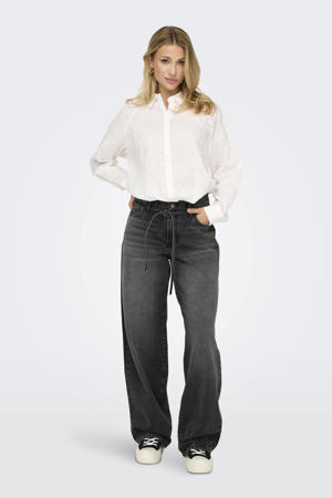 barrel jeans washed black