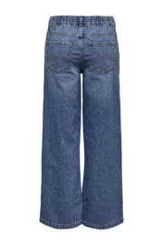 thumbnail: ONLY waist wide leg jeans medium blue denim