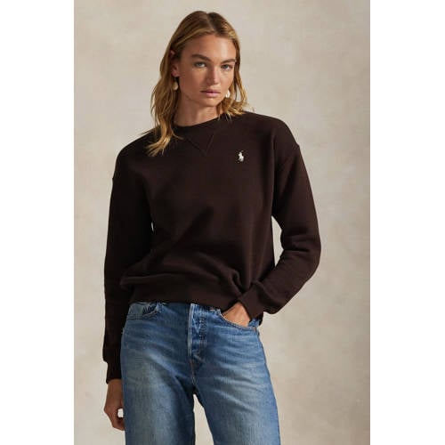 Polo Ralph Lauren sweater donkerbruin afbeelding