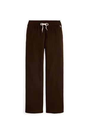 straight high waist broek