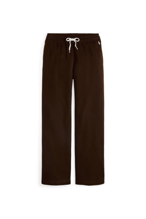 straight high waist broek