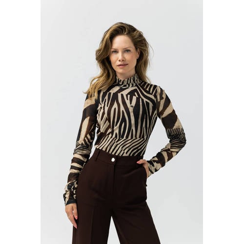 LabeL DOT top bruin afbeelding