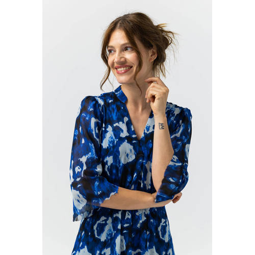 LabeL DOT midi jurk blauw afbeelding