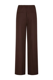 thumbnail: LabeL DOT straight regular waist pantalon donkerbruin