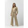 LabeL DOT wide leg regular waist broek goud met glitter