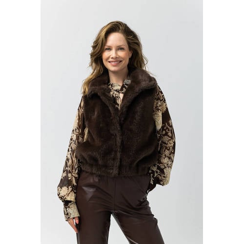 LabeL DOT gilet bruin afbeelding