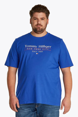 regular T-shirt blauw