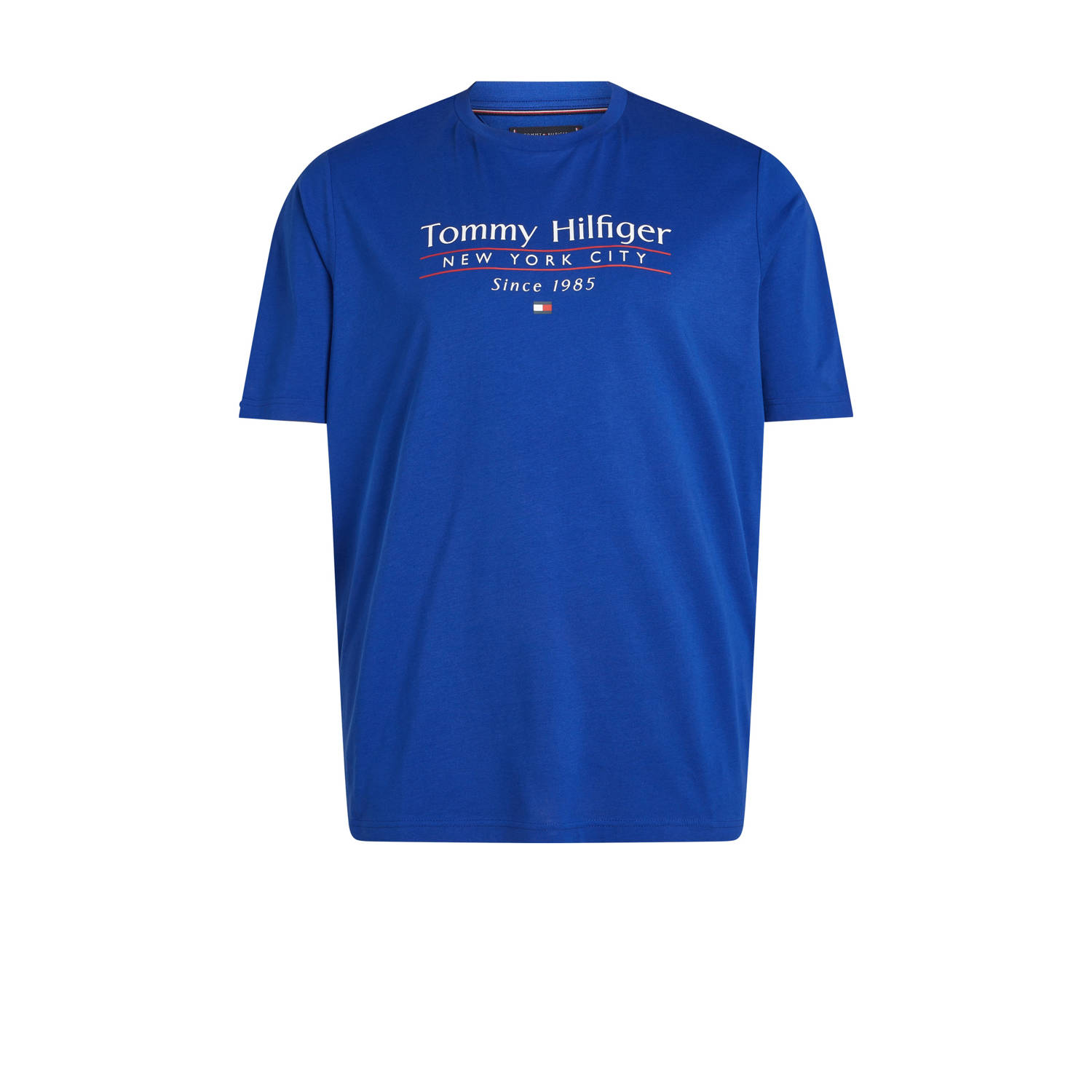 Tommy Hilfiger Big & Tall regular T-shirt blauw