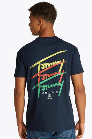 T-shirt donkerblauw
