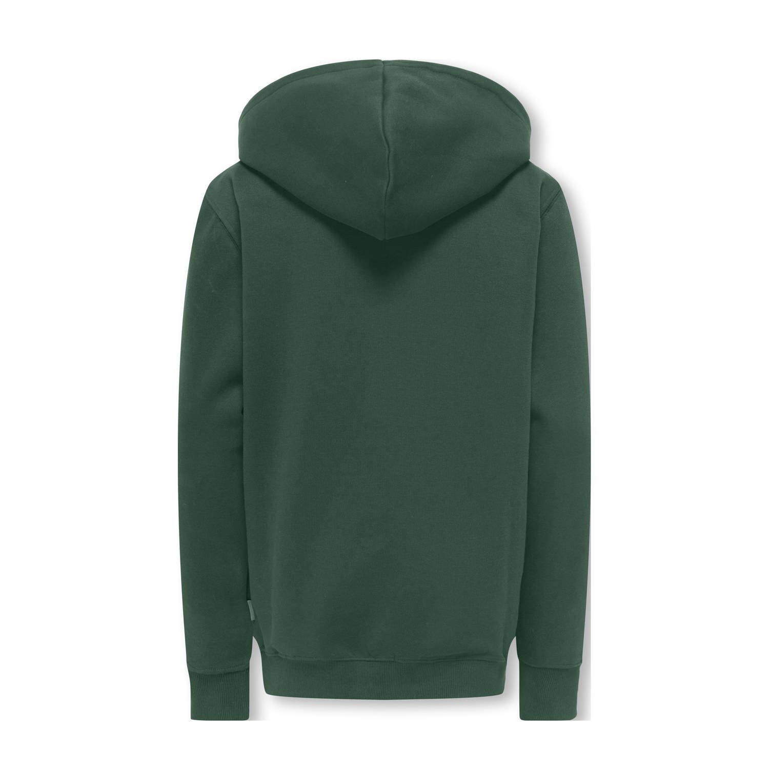 ONLY & SONS JUNIOR hoodie donkergroen