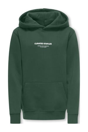 hoodie donkergroen