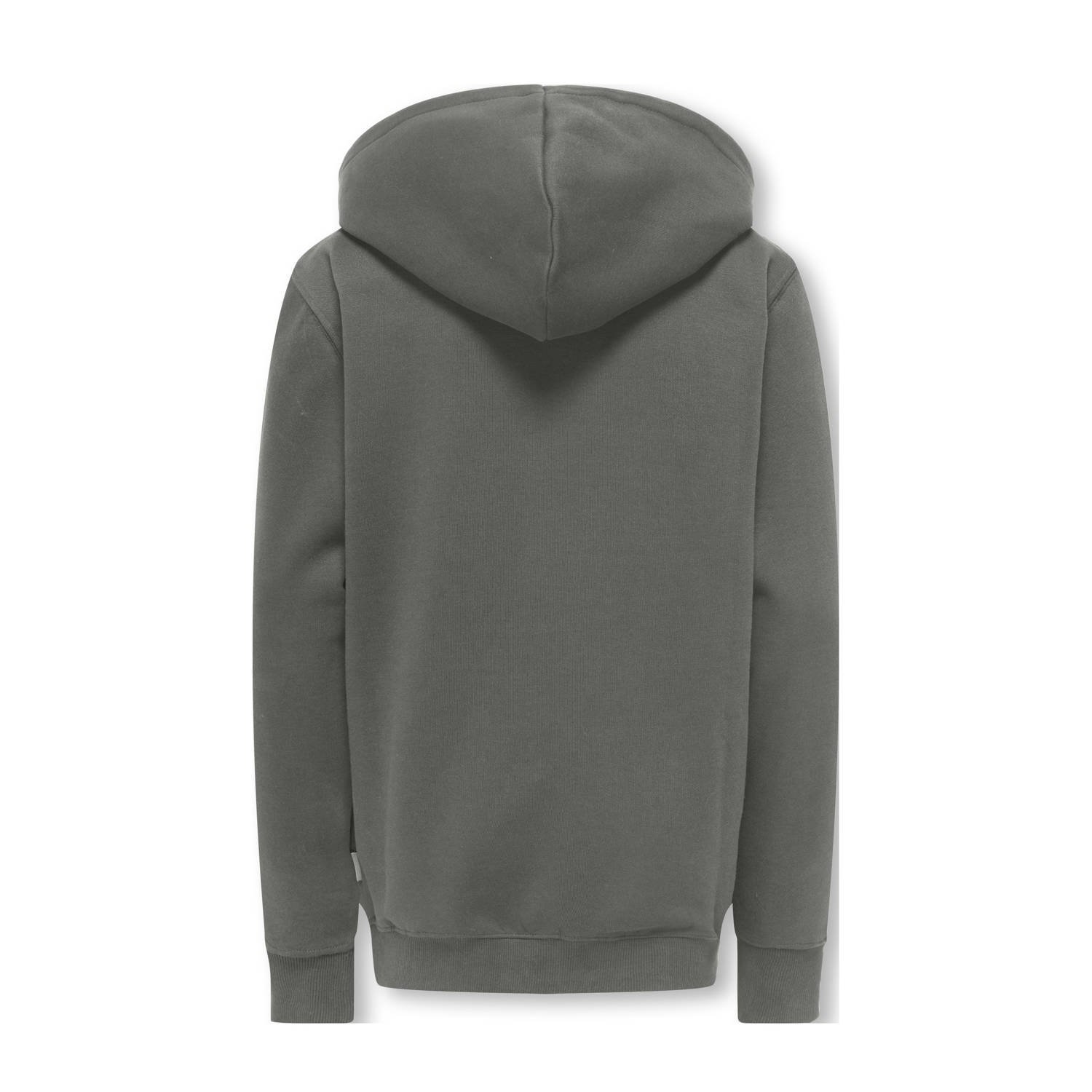 ONLY & SONS JUNIOR hoodie grijs