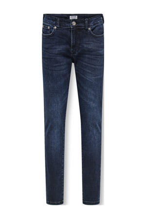 slim fit jeans dark blue denim