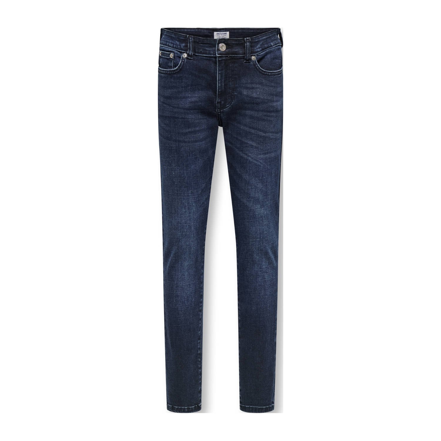 ONLY & SONS JUNIOR slim fit jeans dark blue denim