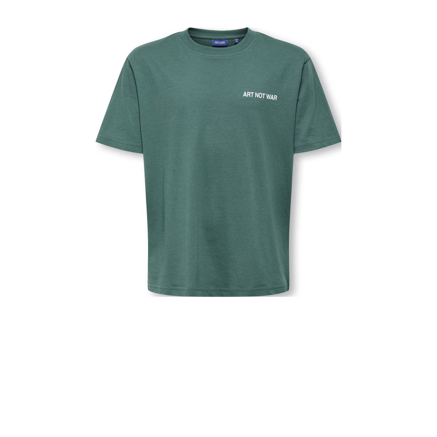 ONLY & SONS JUNIOR T-shirt groen