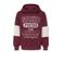 ONLY & SONS JUNIOR hoodie donkerrood