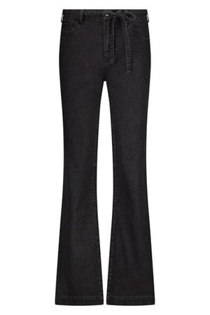 flared jeans met lurex