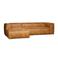 WOOOD leren hoekbank Bean hoek links - cognac