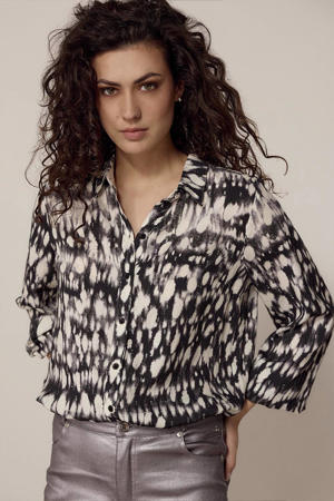 blouse zwart met lurex