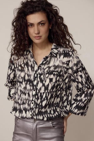 blouse zwart met lurex